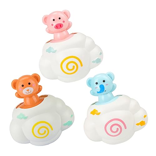 COSMEVIVI 3St Badewanne badespielzeug Bath Toys Cloud Bath Toys Bear Bath Toys Pig Bath Toys Bath time Toys Schwimmendes Badespielzeug Wolke Badespielzeug für Kleinkinder von COSMEVIVI