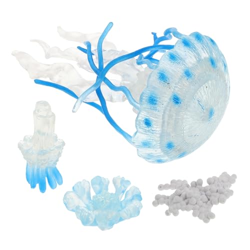 COSMEVIVI 4 Stück Aquarium Dekoration Quallen Wachstumsmodell Teiliges Kunststoff Handbemalt Lernspielzeug zur Kognitiven und Feinstmotorik Sichere Meeresbewohner Deko COSMEVIVI 4 Stück Aquarium Dekoration Quallen Wachstumsmodell Teiliges Kunststoff Handbemalt Lernspielzeug zur Kognitiven und Feinstmotorik Sichere Meeresbewohner Deko von COSMEVIVI