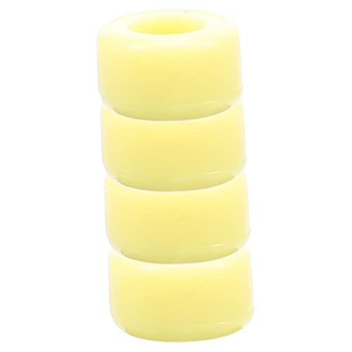 COSMEVIVI 4 Stück Freizeit Schreibtischspiel Spielzeug Mini-Skateboards Fingerspielzeug tischläufer Weihnachten rolf zuckowski Weihnachten Toy Fingersportspielzeug Fingerskate Plastik Yellow von COSMEVIVI