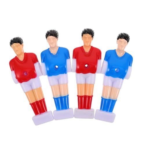 COSMEVIVI 4 Stück Fußballmaschine-actionfigur Ballspieler Austausch Von Tischfußballteilen Kicker Ersatzteile Fußball-tischdekorationen Kickermann Ersatz Tischfußball-fußballspiele Abs von COSMEVIVI