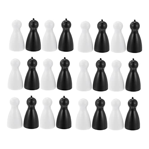 COSMEVIVI 40 Stück Brettspiel Spielfiguren Brettspiel Schachfigur Schachfigur In Menschenform Aus Kunststoff von COSMEVIVI