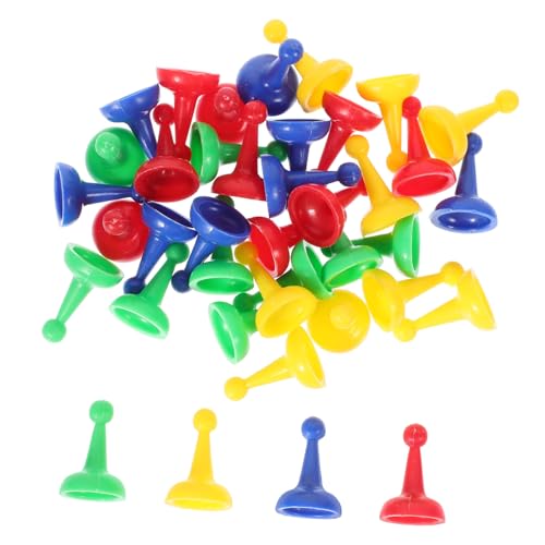 COSMEVIVI 40 Stück Spielsteine, Spielmarken, Kunststoff Schachbrettspiele, Spielfiguren, Schach Für Brettspiele, Schachbrett, Schachspielzubehör, Spielzubehör, Tischmarker, von COSMEVIVI