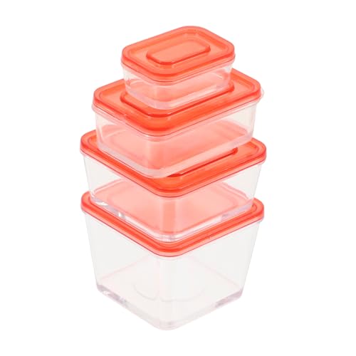 COSMEVIVI 4pcs Miniatur -lunchboxen Modellsimulation Speicherboxen Miniaturlayoutboxen von COSMEVIVI