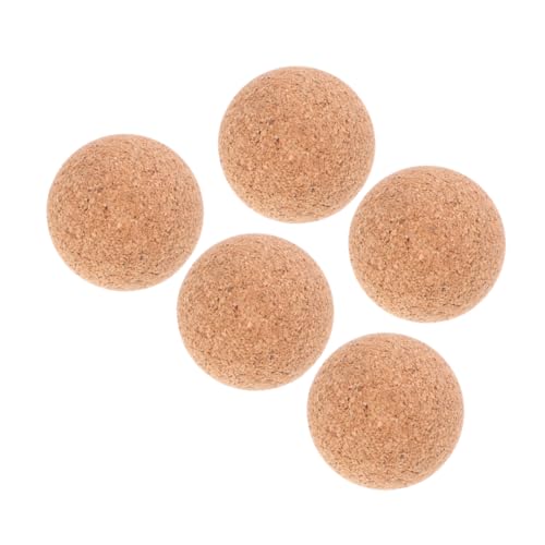 COSMEVIVI 5 Stück Tischfußball Zubehör Tischfußball Holzbälle Tragbare Mini Bälle Haushalts Holz Tischfußball Verschleißfeste Mini Bälle Haushalts Tischfußball Bälle Tischfußball von COSMEVIVI