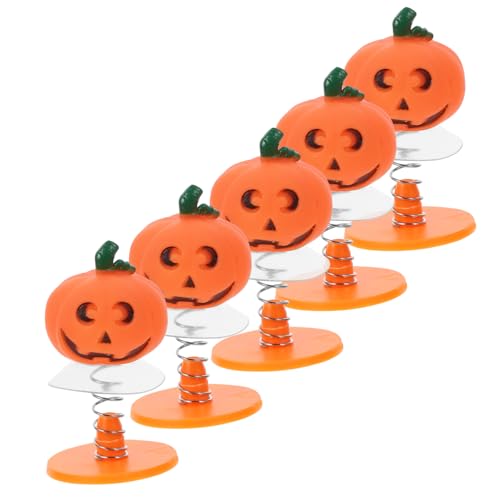 COSMEVIVI 5st Hüpfende Kürbispuppe Halloween-leckereien Für Kinder Halloween-sprungspielzeug Taschenfüller Für Halloween-Partys Cartoon-sprungspielzeug Halloween-Spielzeug Masse Eisen von COSMEVIVI