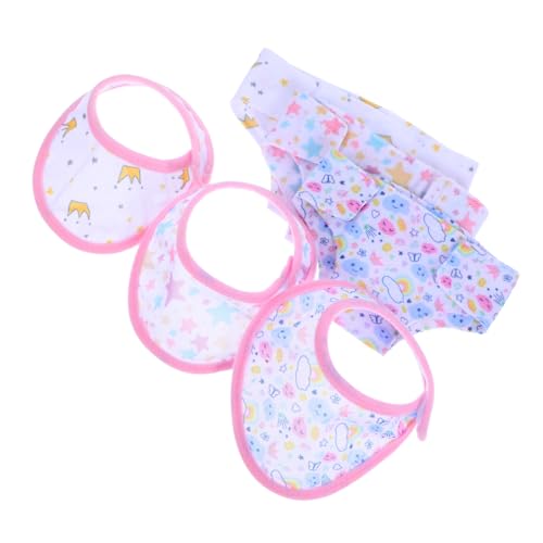 COSMEVIVI 6-teilige Puppenunterwäsche: Mini-lätzchen-Set Für 43 cm Große Puppen. Sommer-Accessoires Mit Bezaubernden Drucken. Einfach Zu Tragen Und Zu Reinigen. Ideal Für Die Spielzeit Der COSMEVIVI 6-teilige Puppenunterwäsche: Mini-lätzchen-Set Für 43 cm Große Puppen. Sommer-Accessoires Mit Bezaubernden Drucken. Einfach Zu Tragen Und Zu Reinigen. Ideal Für Die Spielzeit Der von COSMEVIVI