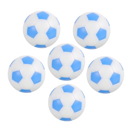 COSMEVIVI 6st Mini-fußball Tischfußballspielbälle Tischfußball-ersatz Tischfußball, Kleine Bälle Desktop-fußballzubehör Zubehör Bälle Für Kickerspiele Tischspielbälle Plastik Sky-Blue von COSMEVIVI