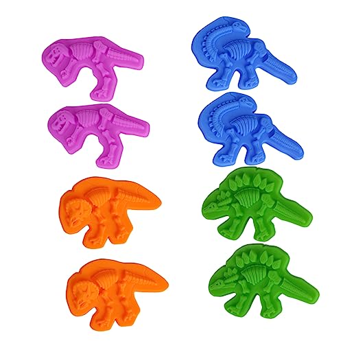 COSMEVIVI 8 Sätze Früherziehungsspielzeug Sandspielspielzeug Kinder Dinosaurier Dinosaurier-Form Sand Spielen Spielzeug aus Sandformen kinderspielzeug Spielzeug für Kinder Strandspielzeug von COSMEVIVI