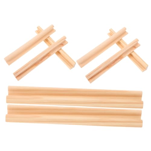 COSMEVIVI 8 Stück Holz Domino Tabletts Für Kreatives Spielen Multifunktions Domino Racks Ideales DIY Zubehör Für Kinder Und Erwachsene Perfektes Domino Spielzeug Für Stundenlangen von COSMEVIVI