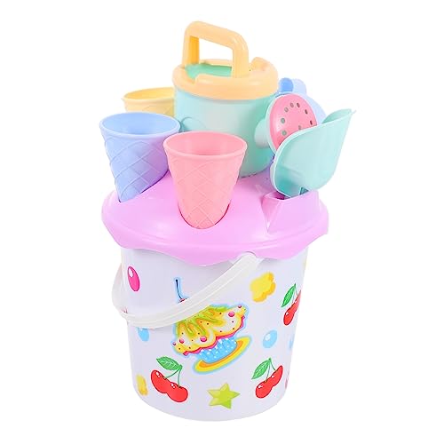 COSMEVIVI 8 Teiliges Set Sandspielzeug Für Kinder Mini Eimer Schaufel Und Förmchen Für Den Strand Ideal Für Kreative Sandspiel Erlebnisse Im Freien von COSMEVIVI