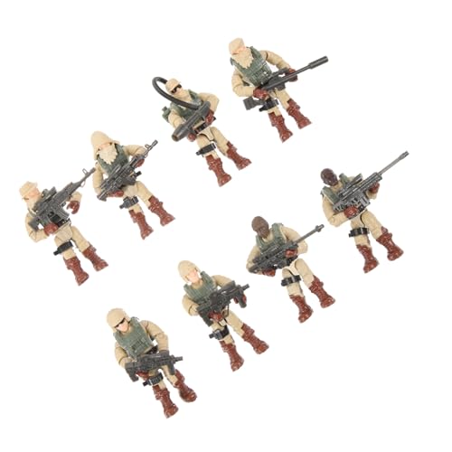 COSMEVIVI 8St Miniatur-Soldatenfiguren Spielzeug Toys gartendeko rostoptik Soldat Spielset Mann-Actionfiguren Spielzeug für Soldaten Menschenfiguren zur Dekoration Plastik von COSMEVIVI