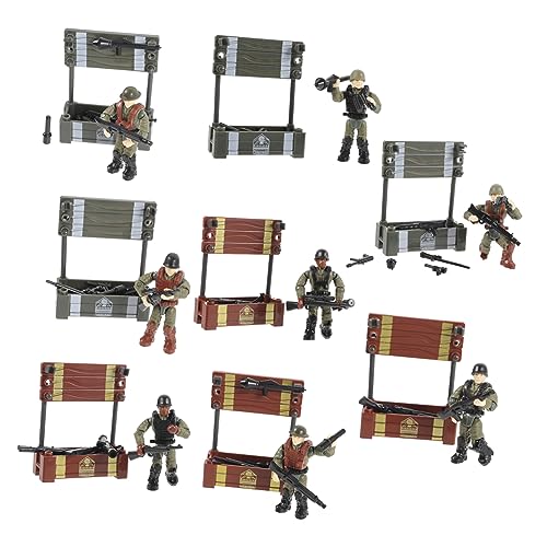 COSMEVIVI 8st Miniaturmenschen Mini-Soldaten-Modell Sandtisch Menschen Modell Actionfiguren Spielzeug Für Kleine Leute Flexible Actionfigur Spielzeugsoldaten Mini-soldatenfiguren Plastik von COSMEVIVI