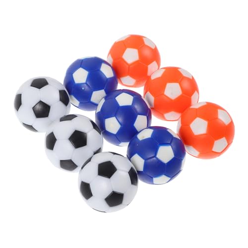 COSMEVIVI 9st Mehrfarbiger Tischfußball Austauschbare Kickerbälle Fußballspiele Kickerball Für Erwachsene Tischfussball Kinder Fußball Mini-fußball Hüften (umweltfreundliches Harz) Colorful von COSMEVIVI