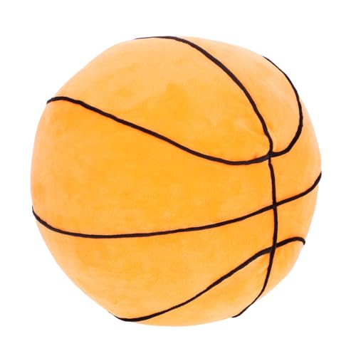 COSMEVIVI Basketballkissen kinderzimmerdeko Room Decoration Dekoration kinderzimmer Sofa Dekoration kopfkissen Ballkissen für den täglichen Gebrauch Sofaballkissen Plüsch Orange von COSMEVIVI