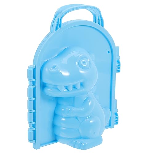 COSMEVIVI Dinosaurier-schneeballmaschine Schneeballspielzeug Für Winterkinder Outdoor-spielset Spielzeug Für Draußen Outdoor-Spielzeug Für Kinder Draußen Kinderspielzeug Plastik Sky-Blue von COSMEVIVI