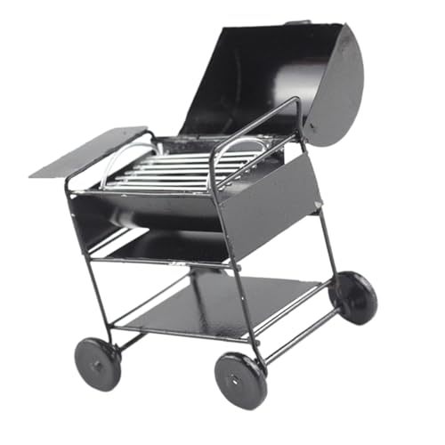 COSMEVIVI Dollhouse Grill Mini House Winzige Miniaturgrill Mini BBQ Grillregal Mini House Grill Mini Grill Grillmodell Für Kleine Miniaturgrill Tiny Grill von COSMEVIVI