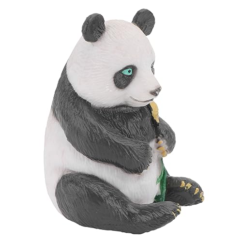 COSMEVIVI Echte Panda Figurine Lebensechtes Panda Tiermodell Ideales Lernspielzeug Für Simuliertes Wildtier Modell Kunsthandwerk Deko Für Kindergarten Und Spielzimmer von COSMEVIVI