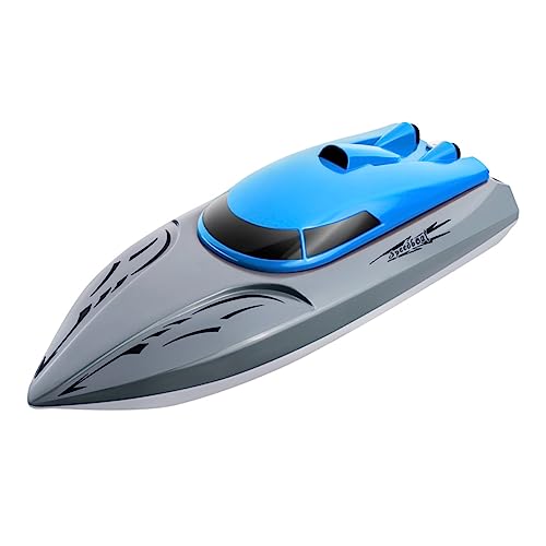 COSMEVIVI Ferngesteuertes Boot Selbstaufrichtendes Rc-Boot Elektrisches Poolboot Rc-Boote Für Erwachsene Ferngesteuerte Boote Boot Für Seen Rc Futterboot Renn-elektroboot Miniboot Abs Blue von COSMEVIVI