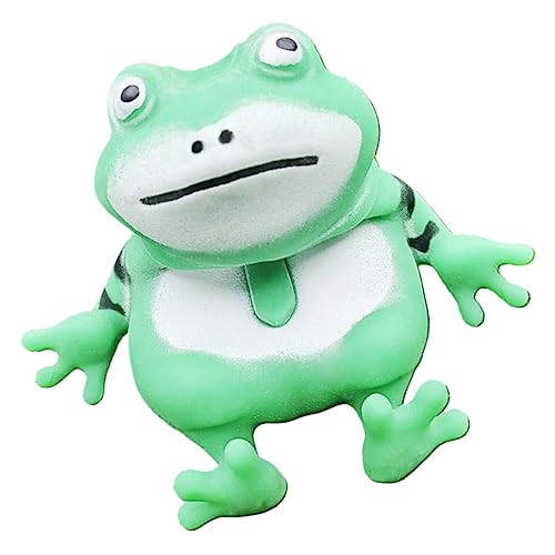 COSMEVIVI Frosch langsamer Rückprall Animals Toys for für Stress Toy ziernieten lustig tragbares Quetschspielzeug dehnbares für Angst Green von COSMEVIVI