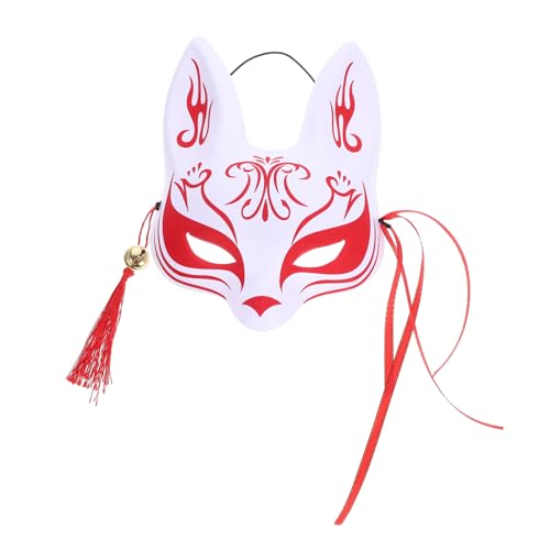 COSMEVIVI -Fuchs-Maske halloween masken halloweenmaske face mask halloween karnevalsmasken Fuchs-Maske-Requisite Fuchsmaske für Cosplay halbe Gesichtsmaske Party-Fuchs-Maske Plastik von COSMEVIVI