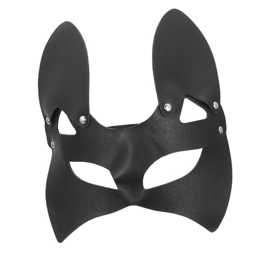 COSMEVIVI Halloween Cosplay Maske Katzen Und Fuchsdesign Halbe Gesicht Maske Für Karneval Tanzpartys Und Maskenbälle Elegantes Und Stilvolles Accessoire von COSMEVIVI