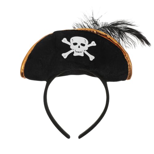 COSMEVIVI Halloween Kopfschmuck Für Erwachsene Piraten Stirnband Mit Muster Ideal Für Bühnenshows Mottopartys Und Halloween Verkleidungen Unisex Accessoire von COSMEVIVI