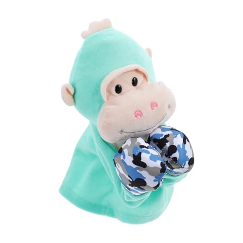 COSMEVIVI Handpuppenspielzeug Puppen zum Geschichtenerzählen Tierische Fingerpuppen Plüsch Handpuppe Gorilla- Kleinkindspielzeug Stofftier Handpuppe Stofftierpuppen Metall von COSMEVIVI