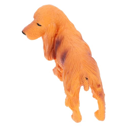 COSMEVIVI Hundeskulptur Hundefigur Modell Realistische Hundefiguren Puppenhaus-hundemodell Kleine Hundefigur Realistische Welpenstatue Mikrolandschaftshund Tierisches Lernspielzeug PVC von COSMEVIVI