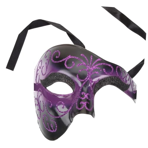 COSMEVIVI Karnevalsmaske Phantommasken karnevalsparty masken Maskerade Halbmasken Maskenstütze venezianische Masken halloween masken halloweenmaske Party-Maske Halloween-Partymaske Plastik von COSMEVIVI