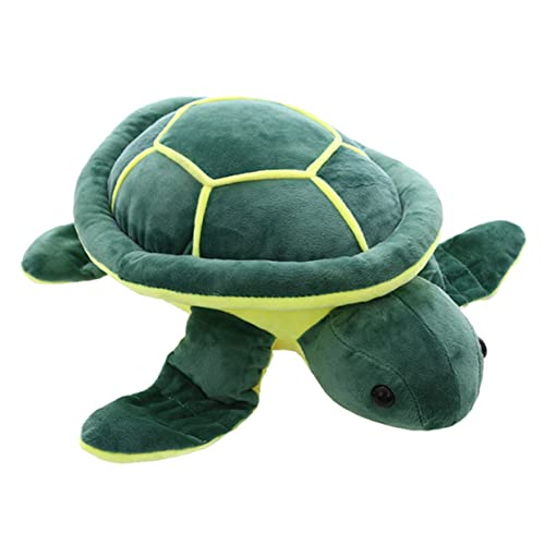 COSMEVIVI Kuscheltier Schildkröte üschspielzeug 25cm Gefüllt Cartoon Stofftier Für Kinder Grünes Meerestier Spielzeug Niedliches Für Kinder Und Erwachsene von COSMEVIVI