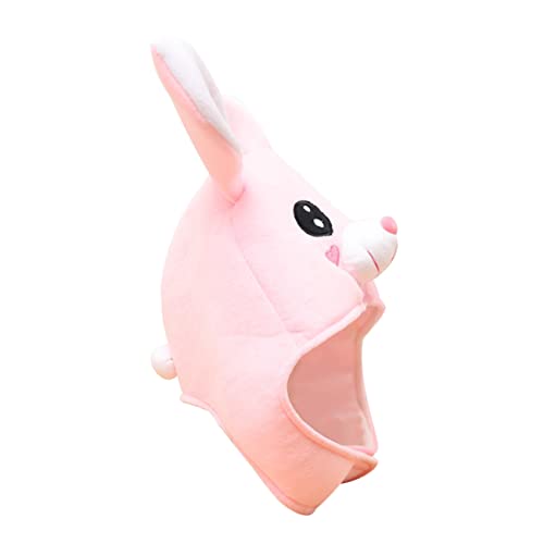 COSMEVIVI Plüsch Hase Lustiger Üsch Bunny Hut Mit Beweglichen Ohren Perfekt Für Ostern Partys Und Fotografie Frauen Kostü Accessoire Mit Kopfbedeckung Lustig von COSMEVIVI