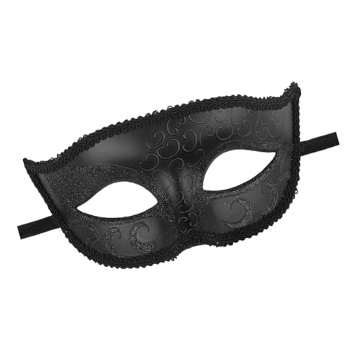 COSMEVIVI Maskerade-maske Maskerade Masken Vintage Antike Masken Festival-masken Für Erwachsene Ball Masken Party-masken Retro-maskerade Halloween-maske Halloween-zubehör Plastik Black von COSMEVIVI