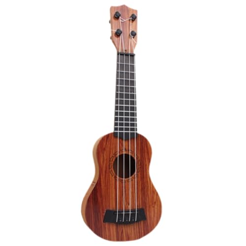 COSMEVIVI Gitarre Kinder Mini Ukulele Für Gitarre Für Kleinkinder Musikinstrument Für Jungen Und Ädchen Natürlichem Farbton Ideal Für Anfänger Und Musikalische Entdeckungen Musikinstrumente von COSMEVIVI