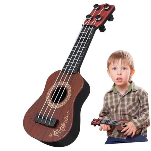 COSMEVIVI Mini Ukulele Kinder Gitarre Musikspielzeug Ukulele Spielzeug Simulation Ukulele Spielzeug Kunststoff Ukulele Modell Kinder Ukulele Spielzeug Ukulele Spielzeug Kinder Ukulele von COSMEVIVI