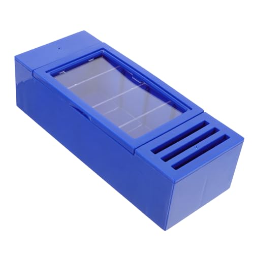 COSMEVIVI Mini-gefrierschrank Puppenhaus Spielzeuge Mini Kühlschrank Mini Gefrierschrank Puppenzubehör Getränkekühlschrank Kleiner Kühlschrank Mini-kühlschrank Mini-kühlschränke Blue Plastik von COSMEVIVI