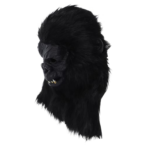 COSMEVIVI Orang-Utan-Maske Halloween-Tiermaske Affenkostüm Gorilla-Kopfmaske Gorilla-Maske für Erwachsene Affen-Cosplay Tierkopf grusel maske gruselige maske Cosplay-Maske Maske für Festival von COSMEVIVI