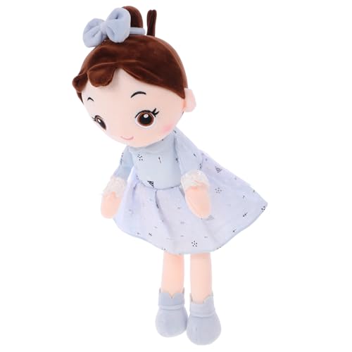 COSMEVIVI Plüschtier Cartoon-mädchen Mädchen Plüsch Mädchenpuppen Mädchen Puppe Spielzeug Plüsch Mädchen Spielzeug Kindermädchenpuppe Mädchen Kleine Figuren Kinderspielzeug Stoff Blue von COSMEVIVI