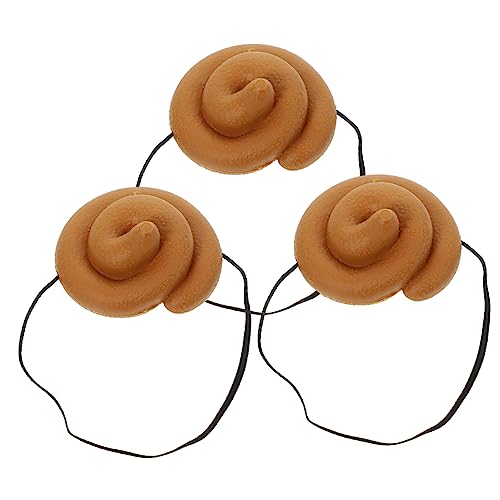 COSMEVIVI Poop Kopfschmuck Party Kostüm 3 stücke Kreative Poop Hut Cosplay Party Liefert Feine Verarbeitung von COSMEVIVI