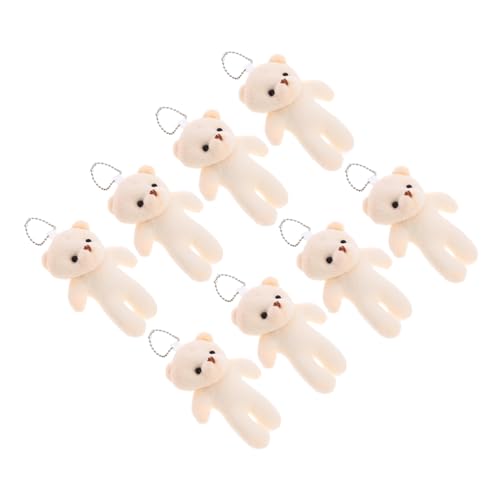 COSMEVIVI Puppe Animal Figures Bag Charm Little Bear Cute Decor plüschbär Toy Bären Dinosaurier ausgestopft Hase Hängendes Mini-Bär- Stofftier Bär Cartoon-Bär PP Baumwolle von COSMEVIVI