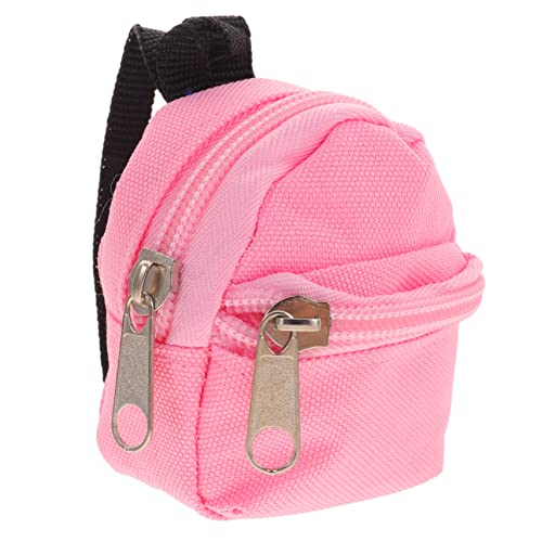 COSMEVIVI Mini-Rucksack Spielzeug für Puppen Kleiner Rucksack Dekorative Puppe Schultasche Polyestermaterial von COSMEVIVI