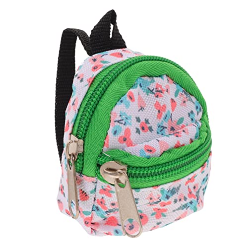 COSMEVIVI Puppenrucksack Überraschungsspielzeug für Mädchen kleine Reißverschlusstasche Rucksack für Puppen Puppen-Ankleidetasche Reiserucksack Spielzeug Puppe Kostümschmuck Miniaturen von COSMEVIVI