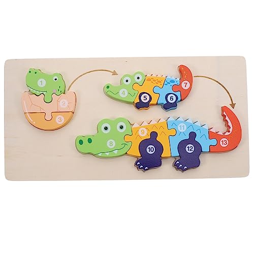 COSMEVIVI Puzzle Für Kinder Puzzle Für Kleinkinder 1–3 Spielzeug Für Kinder Säuglingsspielzeug Kinderspielzeug Kinder Dinosaurier Puzzle Buntes Puzzle Puzzle Für Kinder von COSMEVIVI