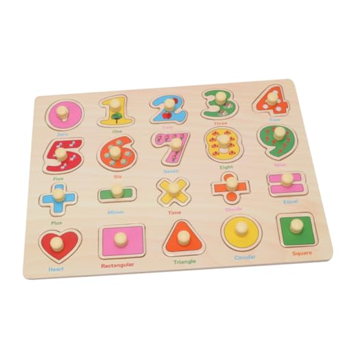 COSMEVIVI Puzzles aus Holz Kinder Puzzle rätselbuch Kinder kinderpuzzle Kinder geduldspiele Kinder laubsäge Puzzlespiele Mathe-Puzzle Rätsel für Kleinkinder Rätsel für Kinder Hölzern von COSMEVIVI