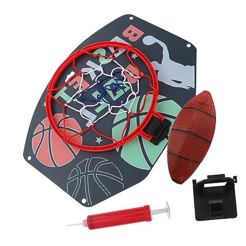 COSMEVIVI Indoor Basketballspielzeug Für 1 Set Mit Basketballkorb Basketball Und Rückwand Ideal Für Übungen Und Spielspaß Ohne Bohren Fördert Bewegung Und Koordination von COSMEVIVI