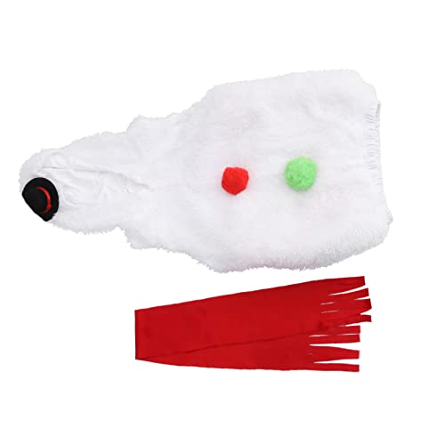 COSMEVIVI Satz Weihnachtskostüm Babyanzüge Für Jungen Babykostüm Schneemann-Anzug Kinderanzug Kinderweihnachtsparty-Outfit Schneemann-Cosplay-zubehör Anzug Für Jungen Weiß Kaschmirimitat von COSMEVIVI