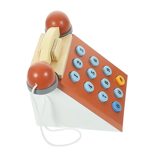 COSMEVIVI Simulation Vintage Telefon Spielzeug Aus Für Kleinkinder Frühes Lernspielzeug Interaktive Telefonspielzeug Für Kinder Fördert Kreativität Und Motorik Ideales Für von COSMEVIVI