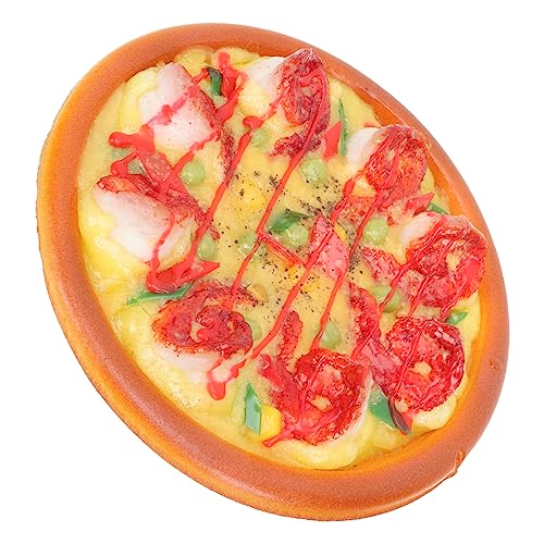 COSMEVIVI Simulationspizza Modellpizza Realistisches Pizzamodell Simuliertes Pizza-Spielzeug Gefälschte Pizza-Fotografie-Requisite Restaurant-spielset Vortäuschen Restaurant Spielen PVC von COSMEVIVI