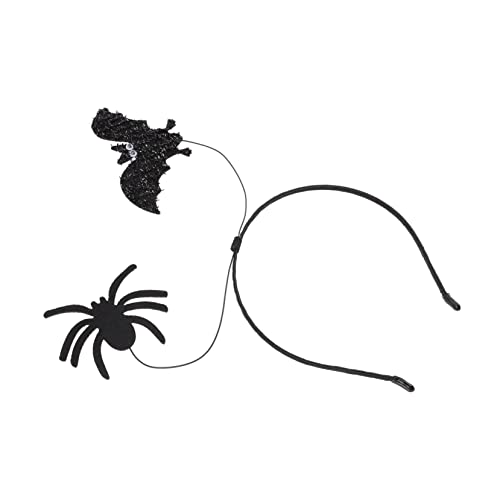 COSMEVIVI Stirnband Tiere Aus Pappmaché Urlaubshaar Stirnbänder Für Halloween Halloween-partygeschenke Halloween-party-haarreifen Kleine Trommel Für Kinder Damen Stirnbänder Vliesstoff von COSMEVIVI