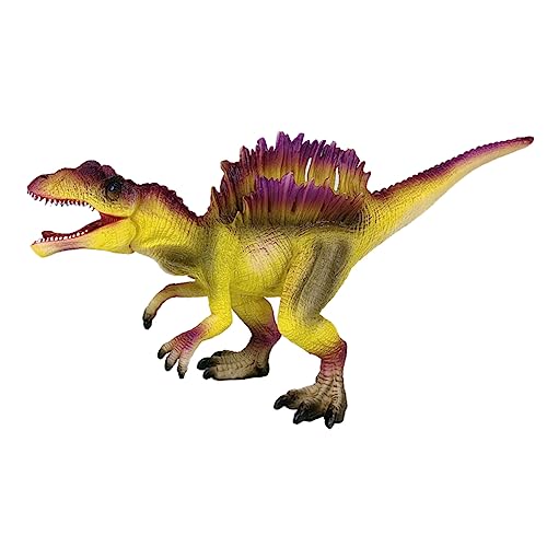 COSMEVIVI Trifin Spinosaurus Lernspielzeug Prähistorisches Kreaturenmodell Kleinkindspielzeug Skulptur Dekor Ausstellungsmodell Kinderspielzeug Spielzeug Für Kleinkinder Plastik Yellow von COSMEVIVI