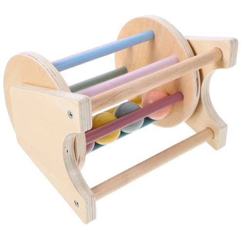 COSMEVIVI Holzspielzeug Trommel Spielzeug Musikalisches Spielzeuginstrument Vorschulmusikspielzeug Montessori-Spielzeug Für Babys Werkzeug Kinderspielzeug Textiltrommel Aus Holz Babyspielzeug Hölzern von COSMEVIVI